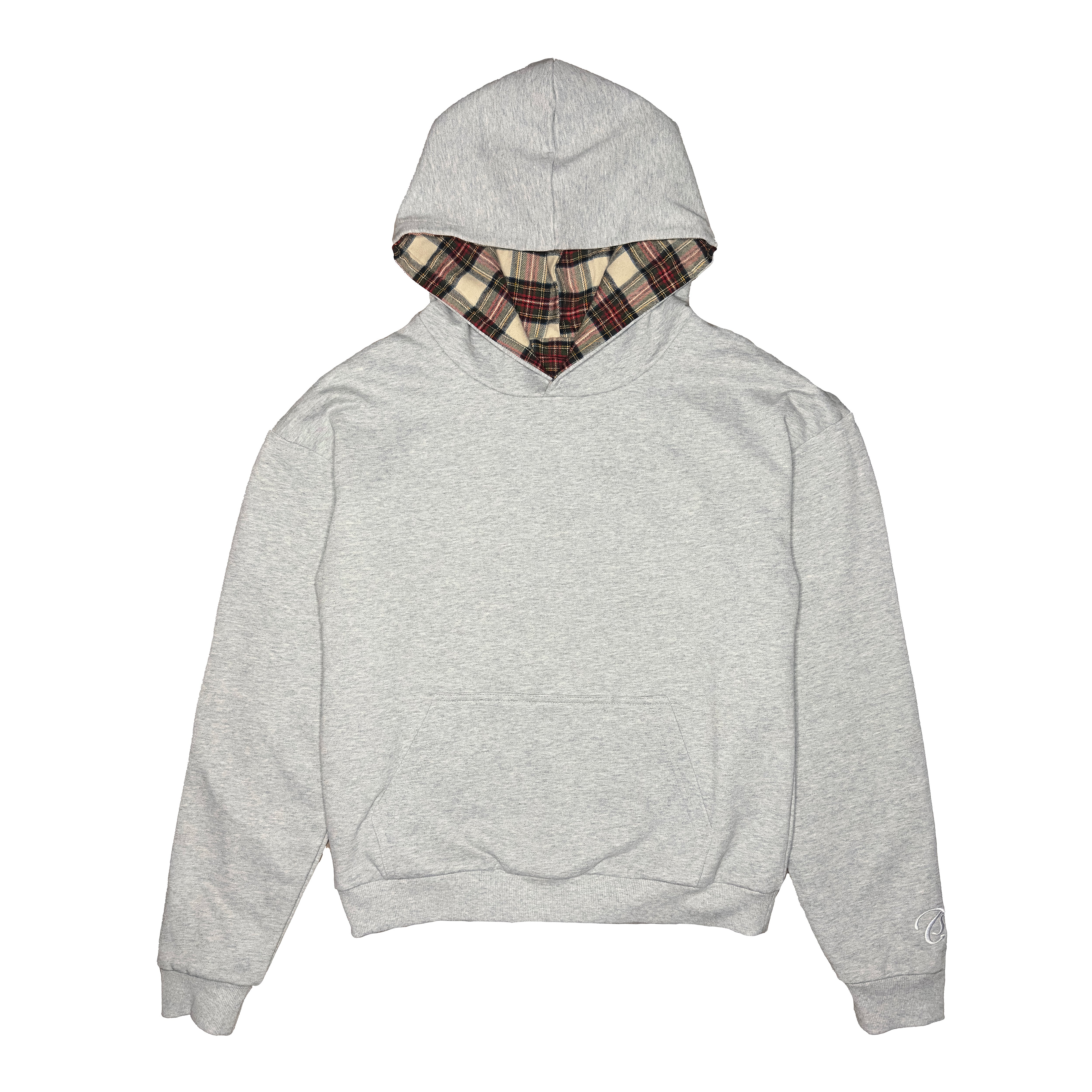 2-in-1 Reversible Plaid Hoodie